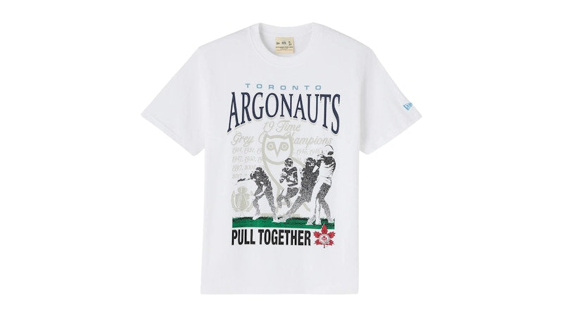 OVO x New Era CFL Toronto Argonauts T-shirt White