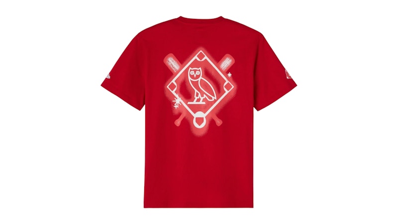 OVO x New Era MLB Boston Red Sox T-shirt Red