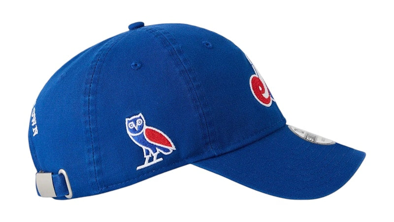 OVO x New Era MLB Montreal Expos Hat Blue