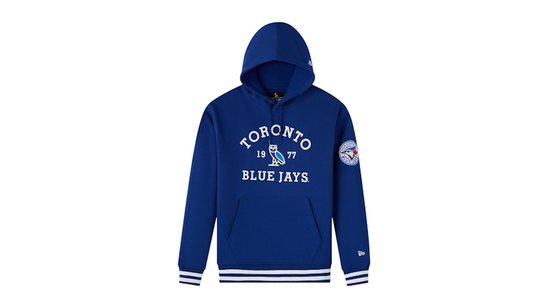 OVO x New Era MLB Toronto Blue Jays Hoodie Blue