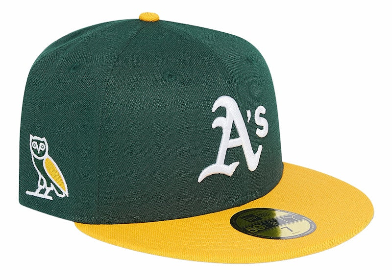 OVO x Oakland Athletics New Era Hat Green