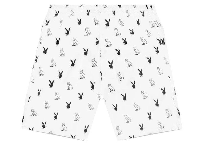 OVO x PLAYBOY Boxer Shorts White