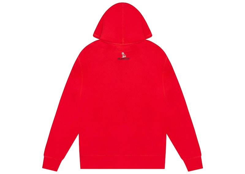 OVO x PLAYBOY Magazine Hoodie Red