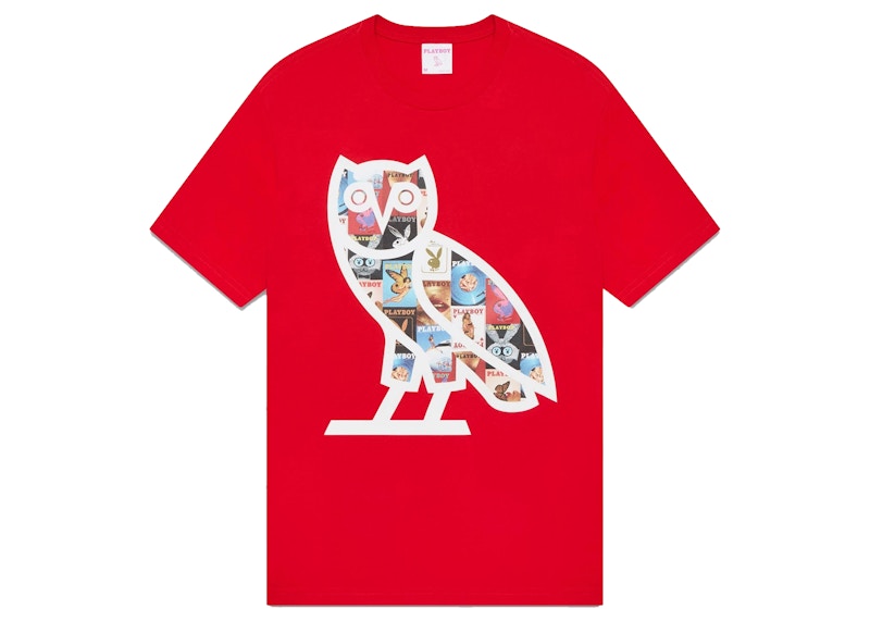OVO x PLAYBOY Magazine T-shirt Red