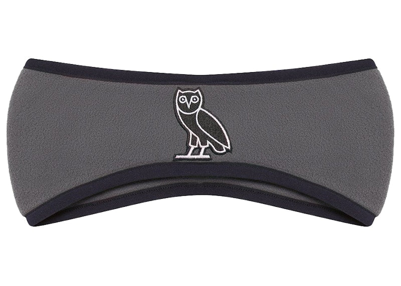OVO x Polartec Microfleece Headband Charcoal