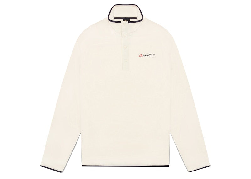 OVO x Polartec Microfleece Snap Mock Neck Cream