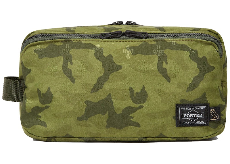 OVO x Porter Pouch Case Green Camo
