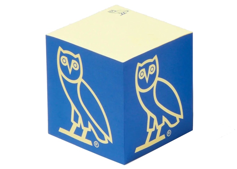 OVO x Post-It Note Block Royal Blue/Canary Yellow