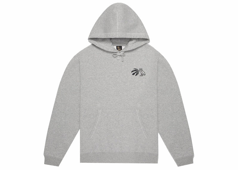 OVO x Raptors Hoodie Heather Grey