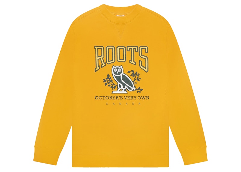 OVO x Roots Crewneck Yellow