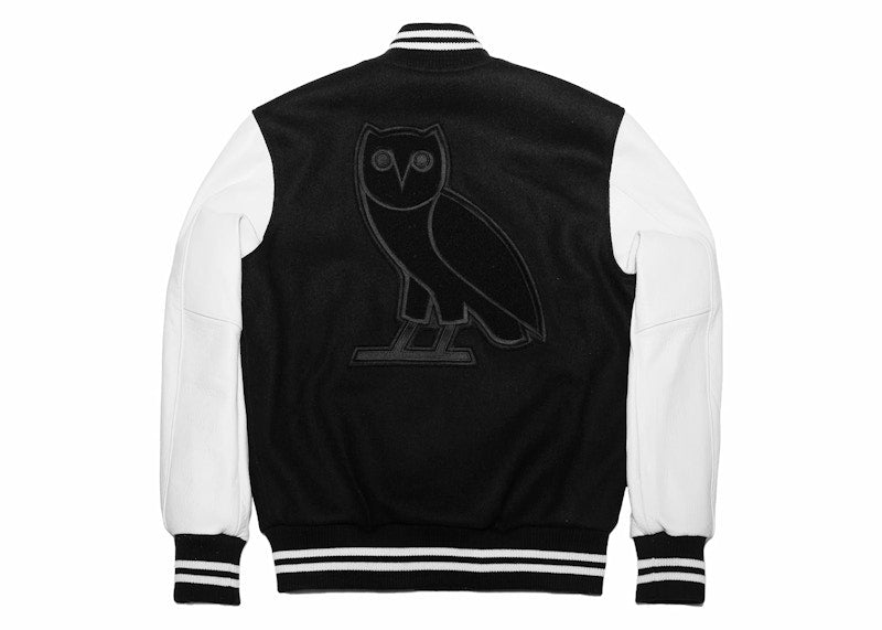 OVO x Roots Nothing Was The Same Tour Varsity Jacket Black