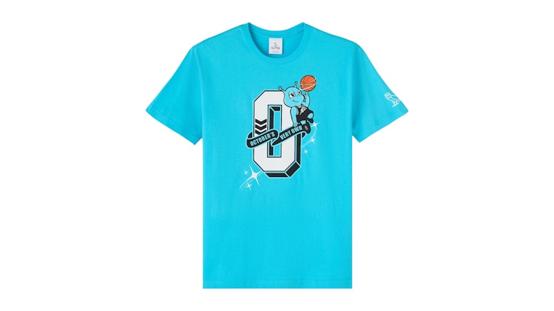OVO x Scarborough Shooting Stars Varsity O T-shirt Teal
