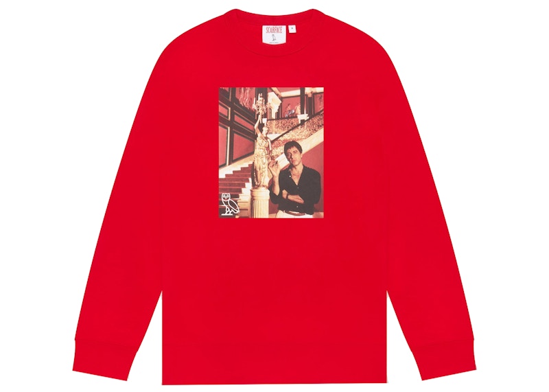 OVO x Scarface Crewneck Red