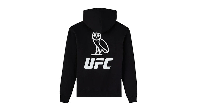 OVO x UFC Flame Logo Hoodie Black
