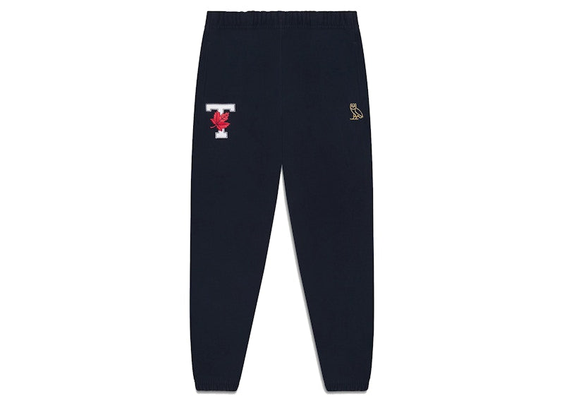 OVO x University of Toronto Cotton Fleece Pant Navy