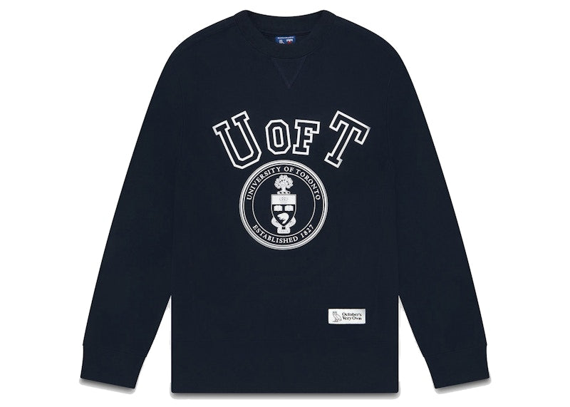 OVO x University of Toronto Crewneck Navy