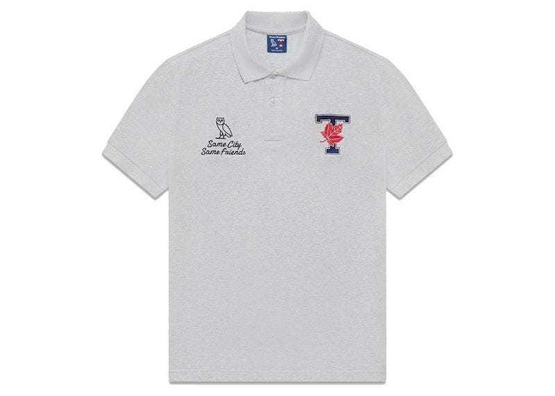 OVO x University of Toronto Polo Heather Grey
