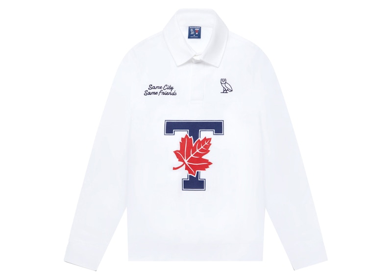 OVO x University of Toronto Rugby Polo White