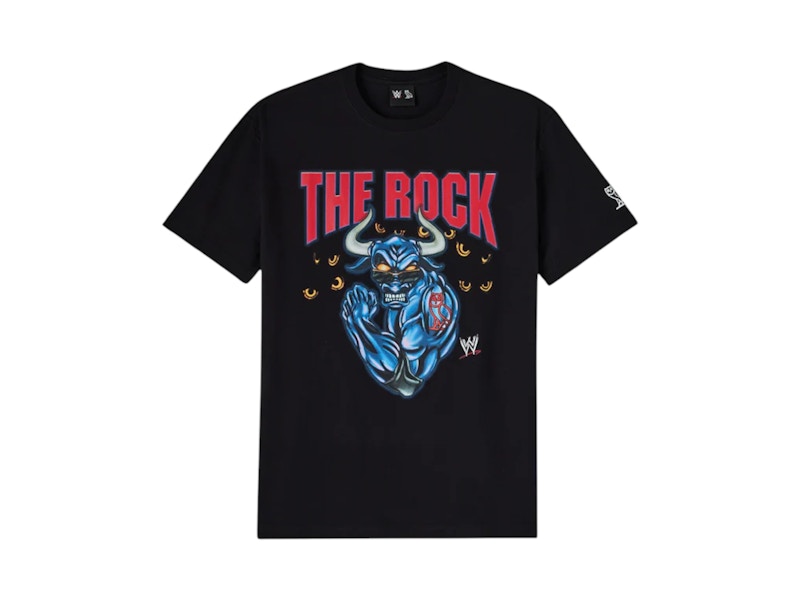 OVO x WWE The Rock Tee Black