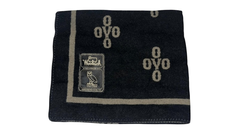 OVO x Woolrich Blanket Black