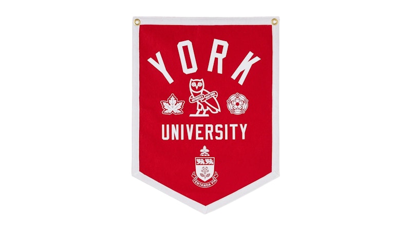 OVO x York University Banner Red