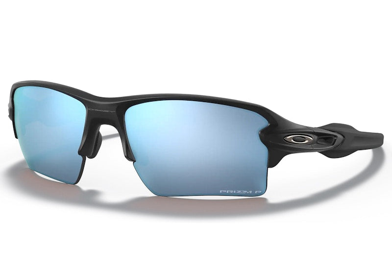 Oakley Flak 2.0 XL Sunglasses Matte Black/Prizm Deep Water Polarized (OO9188-58)