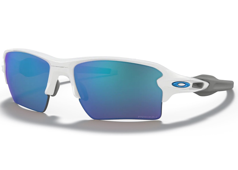 Oakley Flak 2.0 XL Sunglasses Polished White/Prizm Sapphire (OO9188-9459)