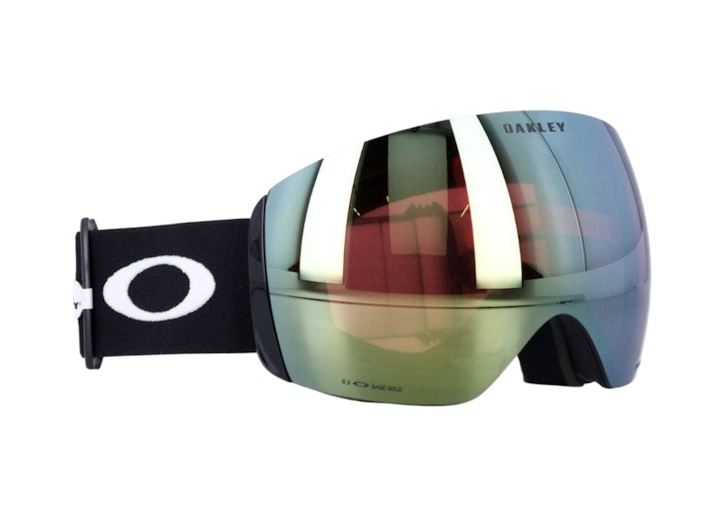 Oakley Flight Deck L Sunglasses Matte Black Sage Gold (OO7050-C0)