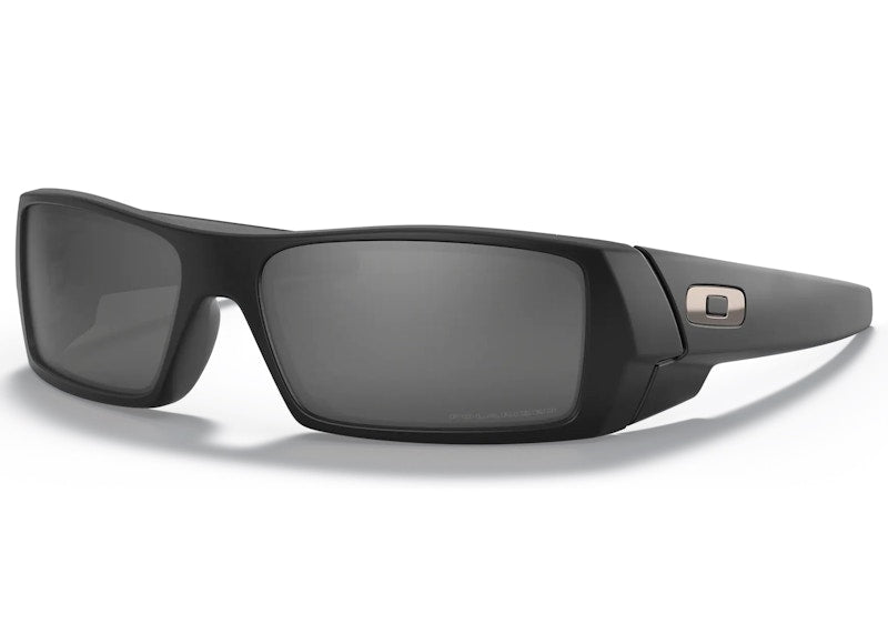 Oakley Gascan Sunglasses Matte Black/Black Iridium Polarized (12-856)