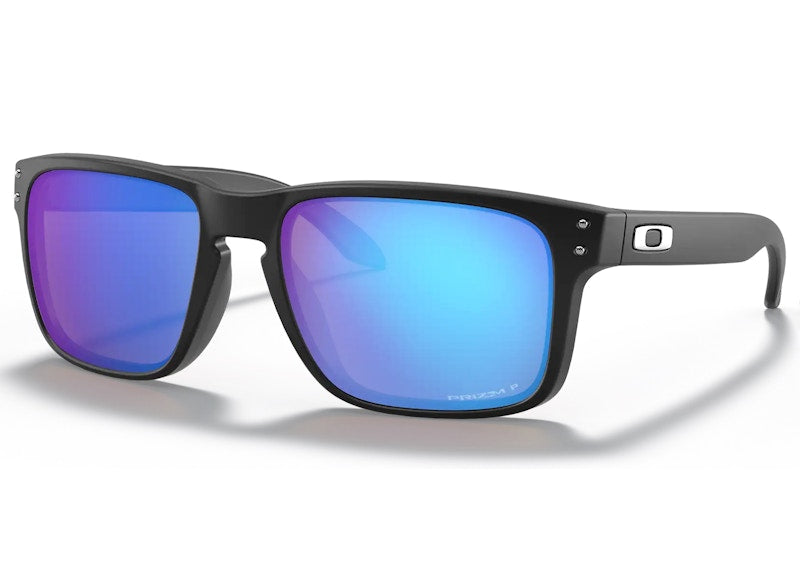 Oakley Holbrook Sunglasses Matte Black/Prizm Sapphire Polarized (OO9102-F055)