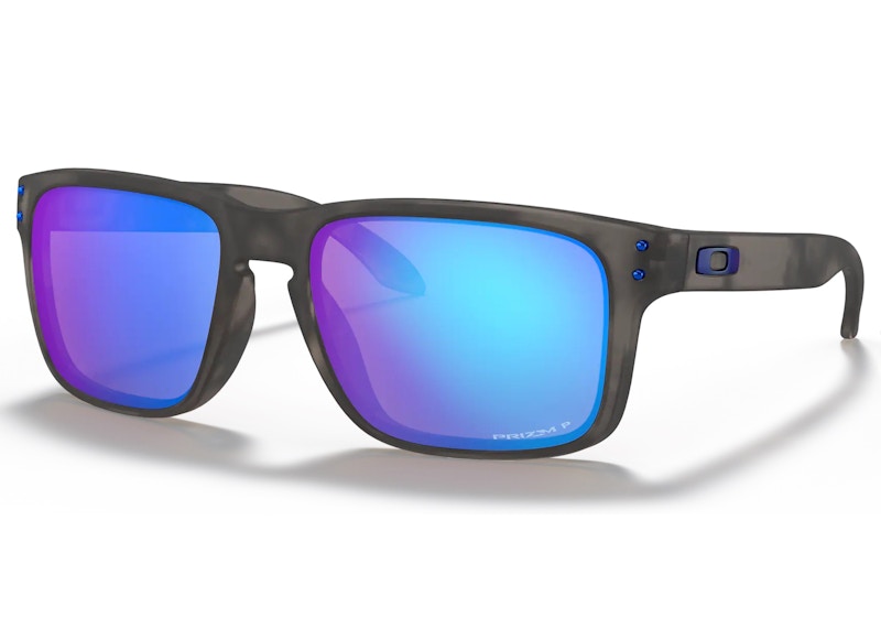 Oakley Holbrook Sunglasses Matte Black Tortoise/Prizm Sapphire Polarized (OO9102-G755)