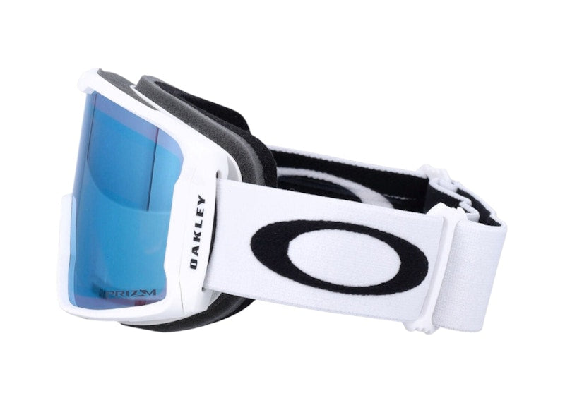 Oakley Line Miner M Sunglasses Matte White Prizm Sapphire (OO7093-41)