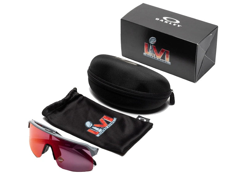 Oakley Sutro Lite Super Bowl LVI Sunglasses Matte Fog/Prizm Road (OO9463-4339)