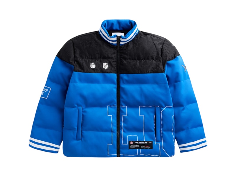 Off Season x NFL Detroit Lions Team Puffer Jacket Blue/Black
