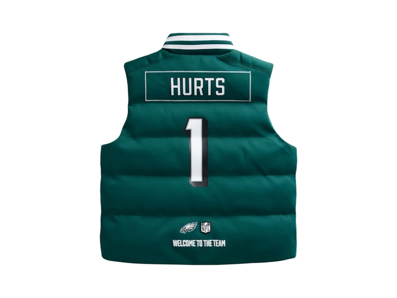 Off Season x NFL Jalen Hurts Midnight Green Philadelphia Eagles Player Puffer Vest Midnight Green