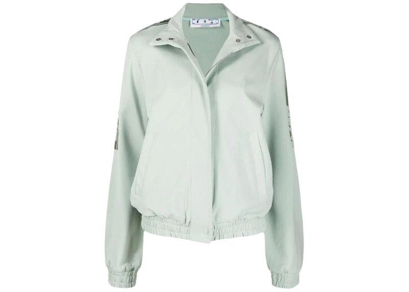 OFF-WHITE ATHL Track Jacket Light Grey