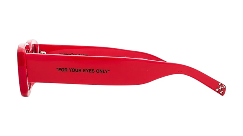 OFF-WHITE Acetate Sunglasses Red/Black