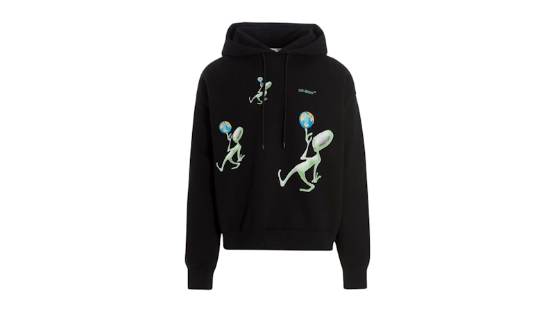 OFF-WHITE Alien Arrow Skate Fit Hoodie Black