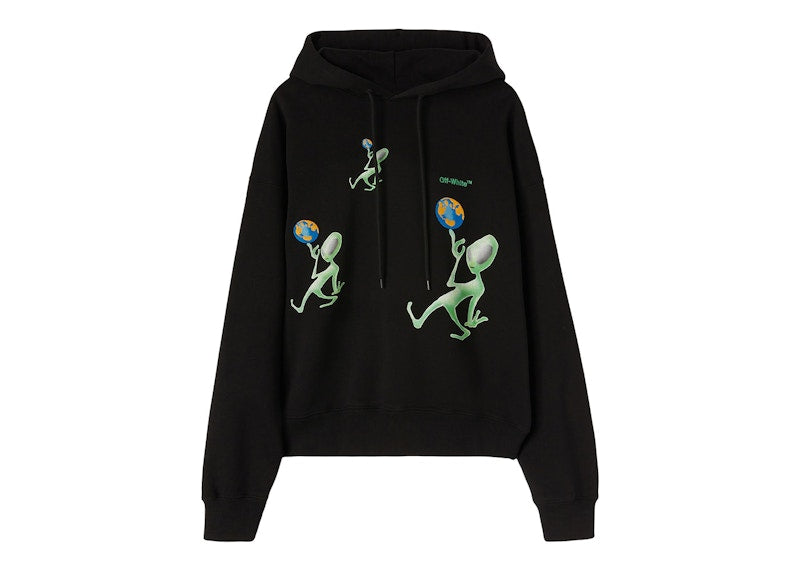 OFF-WHITE Alien Arrow Skate Hoodie Black/Green