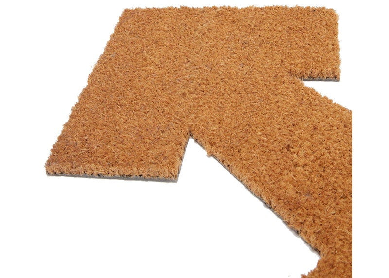 OFF-WHITE Arrow Doormat Brown