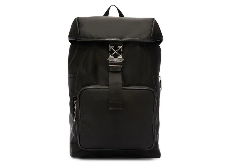 OFF-WHITE Arrow Tuc Nylon Backpack Black