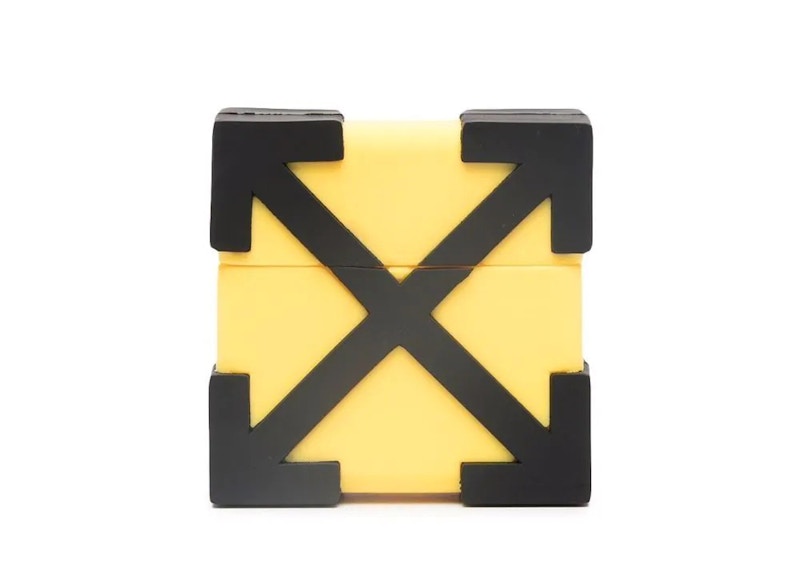 OFF-WHITE Arrows Airpod Case Yellow/Black