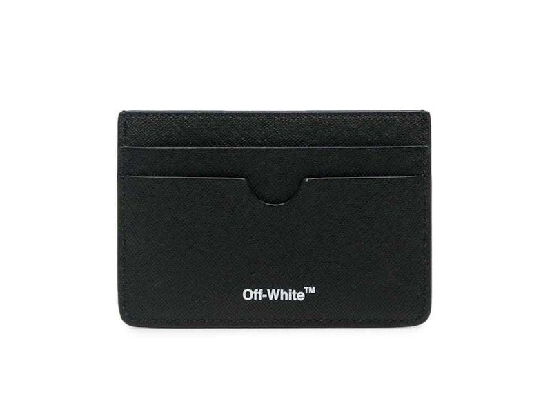 Off-White Binder Card Holder Black/White