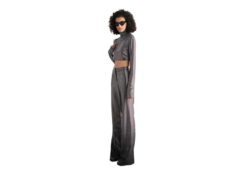 OFF-WHITE Bling Dry Wo Formal Wide Pant Black