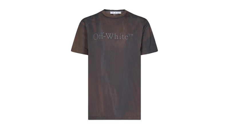 OFF-WHITE Bookish Land Slim Fit T-Shirt Grey