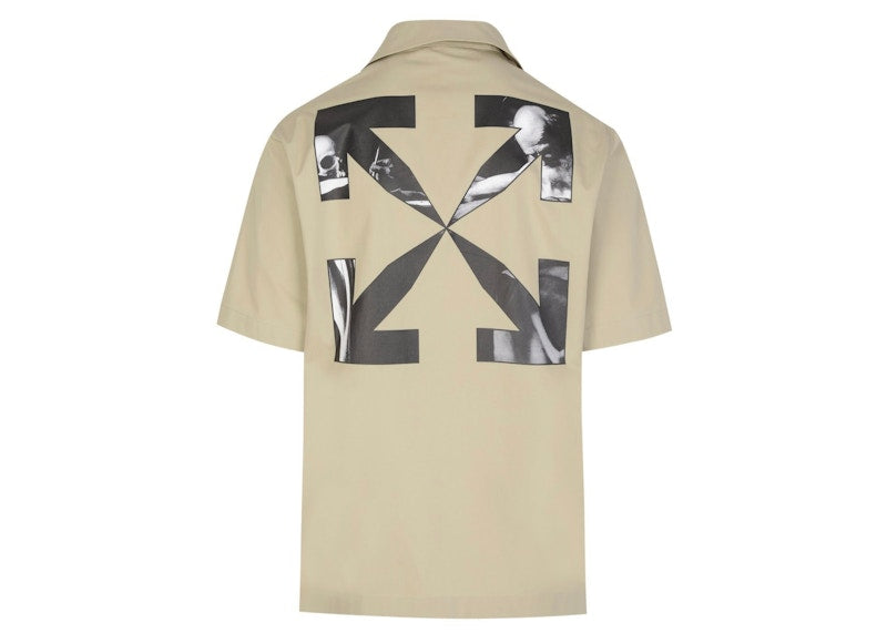 OFF-WHITE Caravag Arrow Holiday Shirt Sand Beige