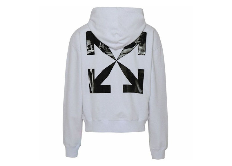 OFF-WHITE Caravag Arrow Over Hoodie White