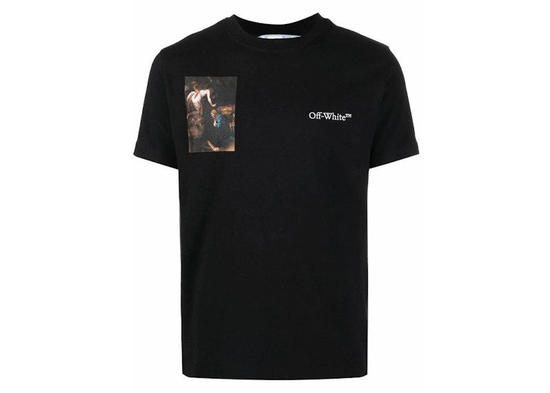 OFF-WHITE Caravaggio Lute Slim S/S T-Shirt Black