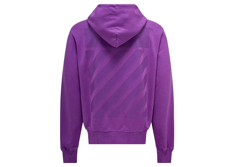 OFF-WHITE Caravaggio Over Hoodie Purple