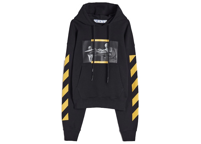 OFF-WHITE Caravaggio Painting Hoodie Black/Yellow
